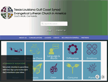 Tablet Screenshot of gulfcoastsynod.org
